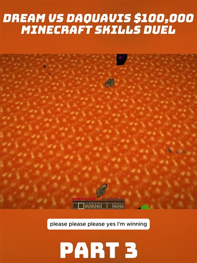 $100,000 Minecraft Skills Duel: Dream vs Daquavis