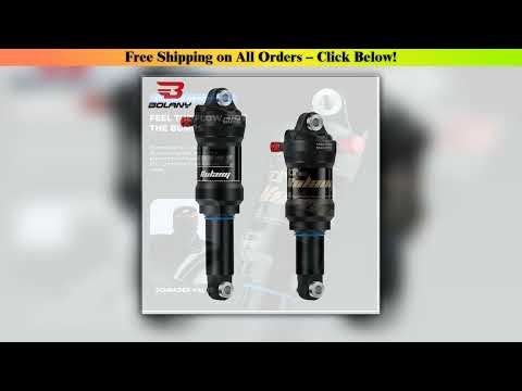BOLANY-MTB Rear Air Shock,Aluminum Alloy,Downhill Rear Suspension,for Competition Bicycle Rear