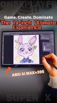 OneXPlayer Super X: One Device for Drawing, Editing and Finishing Work #gaminglaptop #tablet #2in1