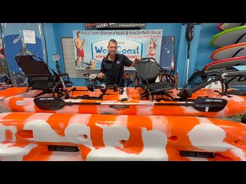 Tandem Pedal Cat by Enjoy Kayaks review! A tandem pedal driven kayak with 360° Swivel Seats??