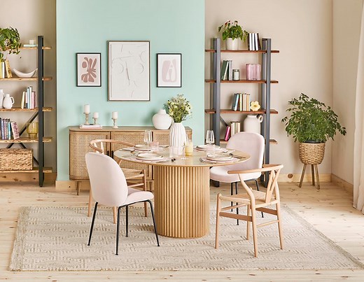 RENO acacia wood 5-tier bookcase | Structube