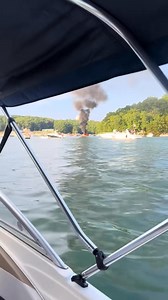 459K views · 855 reactions | Boat explosion and fire that happened on Lake Lanier yesterday. This happened near Margaritaville at Lake Lanier Islands. | Bryan Jordan | Facebook