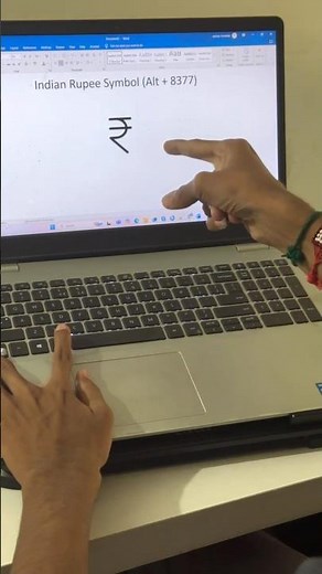 🇮🇳 How to Type the Indian Rupee Symbol (₹) on Your Keyboard!