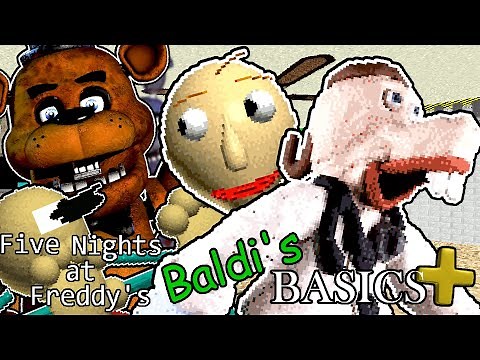 FNAF 1 MAP RECREATED IN BALDI'S BASICS PLUS