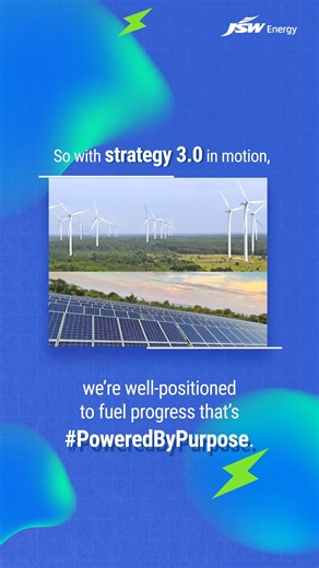 We’re moving forward with clear goals and a bold vision. Our Strategy 3.0 is all set to drive our goal of achieving 30 GW of generation capacity and 40 GWh of energy storage by 2030. This commitment powers every decision, investment, and action we take, driving sustainable growth that’s truly #PoweredByPurpose. #JSWEnergy #Sustainability | JSWEnergy