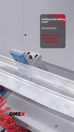 CNC Drilling & Milling Aluminum Profiles | High Precision One-Setup Machining #cnc #cncmill #machine