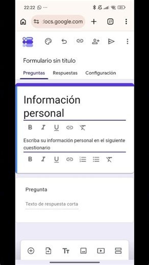 Video tutorial para realizar evaluación en Google Forms