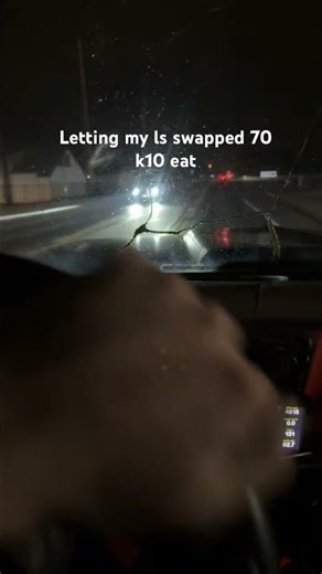 Ls swapped 1970 k10 first real rip after engine rebuild