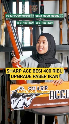 sharp ace besi 400ribu upgrade paser ikan #mandalaairrifle #uklikacebesi #uklikmurah #pcphunters