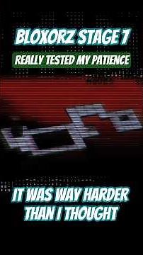 Bloxorz Stage 7 Really Tested My Patience, It Was Way Harder Than I Thought... Here's How It Ended