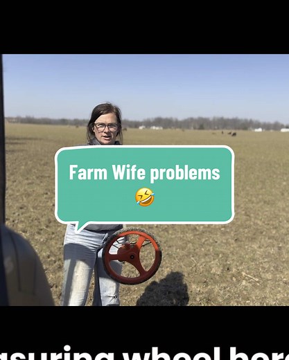 Being a farm wife is always interesting especially when your husband has you out doing stuff like this🤣 #trinityroseranch #ranchlife #farmerswifelife #workingwithyourspouse