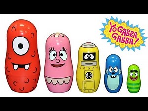 Play Doh YO GABBA GABBA Stacking Cups