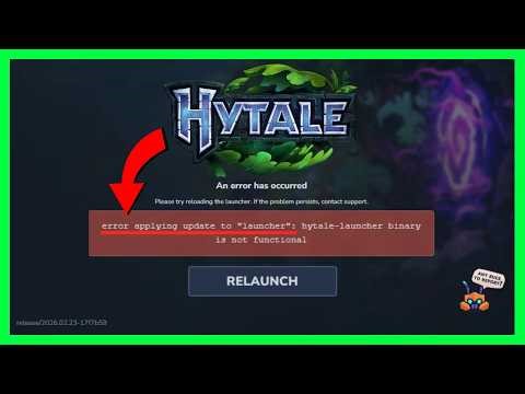 How to Fix Hytale Launcher Binary Is Not Functional