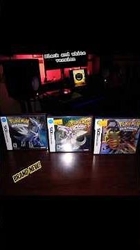 Pokémon Pearl, Diamond, Platinum for the Nintendo Ds- Black/White Version