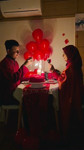 22K views · 489 reactions | Romantic Candle light dinner 壟 #anniversarycelebration #southkorea | Samia in korea 사미아 | Facebook