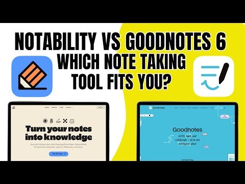 Notability Vs Goodnotes 6 2025 - Which Note Taking Tool Fits You