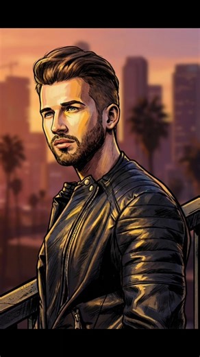 GTA Cartoon Style in Canva