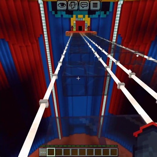 Minecraft Glass Bridge Challenge 😱 | Can I Reach the End Without FallingMinecraft Survival Challenge