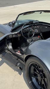 The Grey Ghost 👻 Final Ride 1965 @backdraft_racing Cobra / Grigio Silverstone/Black Stripes / @prestige_moto 427 500HP #JMCCobra #shelby #cobra JMC is your Official Backdraft Racing Dealer! ☎️609-871-2700 💻JMCCobra.com | Jonathan Motorcars