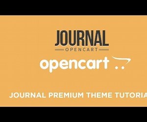How to Use Journal OpenCart Theme to Build Online Store