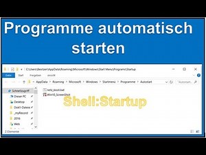 Programme automatisch starten