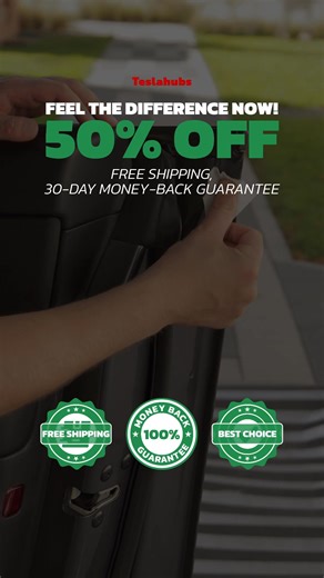 🔇Silence the Road Noise in Your Tesla!🌪️ SPECIAL PROMO: 50% OFF Now! 🛍️ ⠀ TeslaHubs™ ProGuard Kit is here to: 🔊 Reduce Unwanted Noise – Drive in peace. 🧹 Block Dust – Keep your interior pristine. 🪶 Soften Door Closure – Prevent door damage. ⠀ ✅ Factory-Fit for S3XY Models ⠀ Also, You'll Get: 🎁 Secret gift with every purchase. 🚚 Free & fast shipping. 💸 Hassle-free returns. ⠀ ⌛ Limited Time Sale: 50% OFF! 💰 Over 31 200 Satisfied Customers! ⭐ ⠀ Click "Shop Now"🛍️ and Say Goodbye to Noise