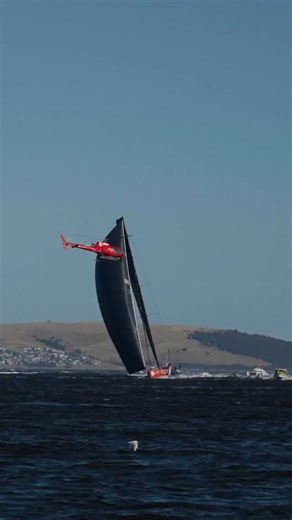 Master Lock Comanche has sealed the deal and taken out Line Honours for the 80th Rolex Sydney to Hobart Yacht Race! 🏆 Hobart gave them a warm welcome with family, friends and spectators gathering to celebrate this amazing achievement 🍾🍾 📽️: @tidalmedia_aus | Rolex Sydney Hobart