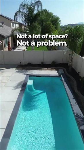 Our Designer Series boutique pools are perfect for smaller yards