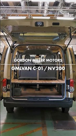 NV200ベースで街乗りもバンライフも快適C-01 #ゴードンミラー #バンライフ #アウトドア #車中泊 #nv200