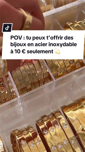 🚨 NOUVEAU 🚨 Des bijoux en acier inoxydable ✨ À 10 € seulement Quantités limitées 👀 Tu es prête ? 💍 #lancement #bijoux #acierinoxydable #tiktokshopfr #fyp