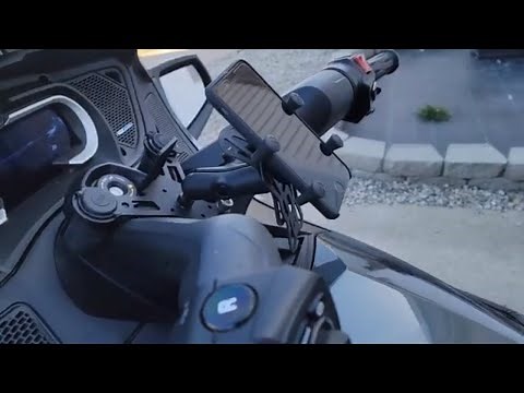 Can Am Spyder Phone Mount Install
