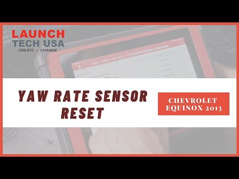 Chevrolet Equinox 2013 | Yaw Rate Sensor Reset | LAUNCH X-431 Throttle