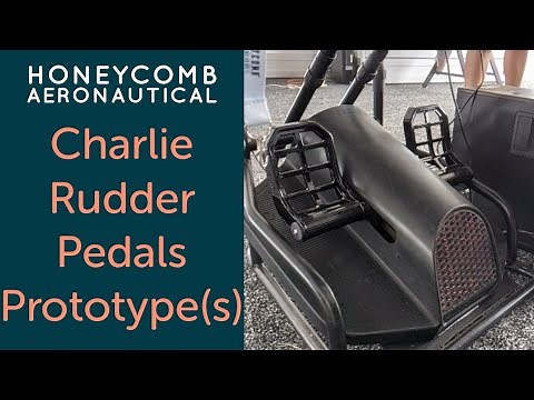 Honeycomb Aeronautical Charlie Rudder Pedals Prototype(s) Hands On EAA Airventure 2021