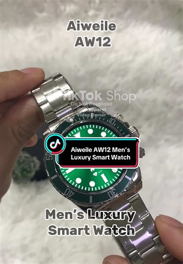 Aiweile AW12 Men’s Smartwatch⌚️.#aiweile #aiweileaw12 #aw12smartwatch #smartwatch #stainlesssteelsmartwatch #watch #watchtrend #relo #menswatch #jenapparel #fyp