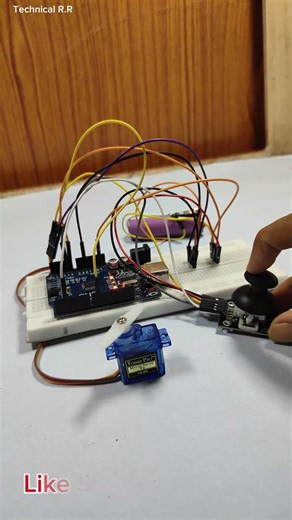 Joystick Project Arduino with Servo motor 360