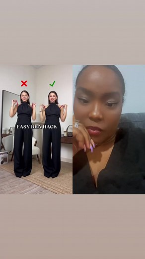 Bra hack for halter tops! | Mrshairtodayreelspage