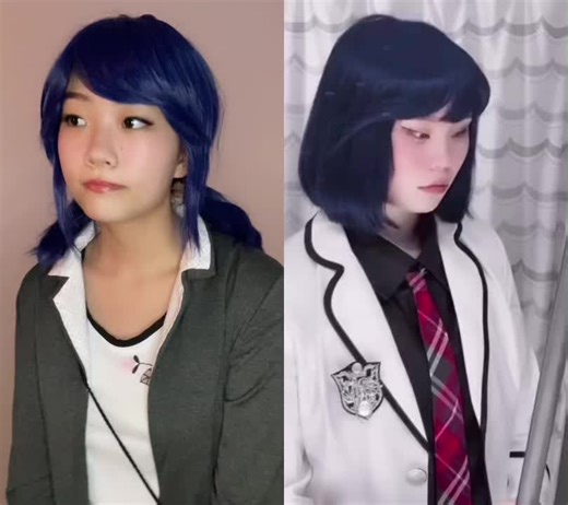 Shiny Wig Cosplay Transformation | Miraculous Ladybug & Kagami Tsuguri