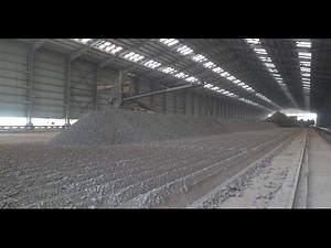 Stacker and Reclaimer for Limestone Storage in the Cement Plant