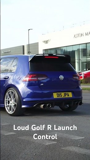 Loud Golf R Launch Control #car #automobile #volkswagen #vw #golf #reels #fyp