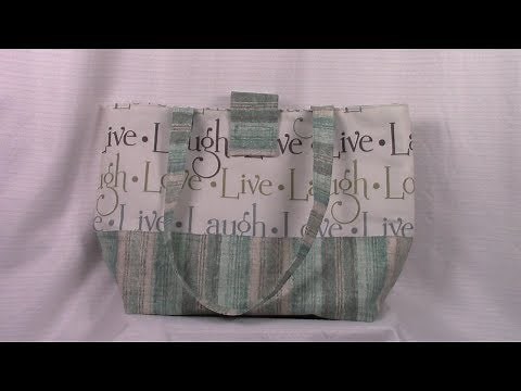 Tote Bag With Velcro Closure - very detailed instructions