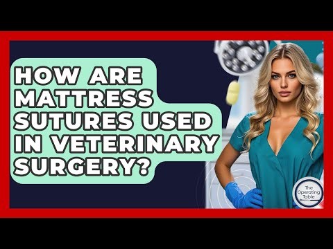 How Are Mattress Sutures Used In Veterinary Surgery? - The Operating Table