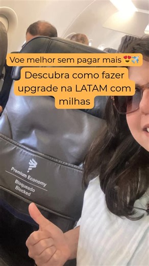 O Gato Milheiro por Bárbara Hildebrand on Instagram: "Com suas milhas, você pode fazer upgrade de cabine na LATAM e viajar com muito mais conforto. Veja como funciona! ✈️"