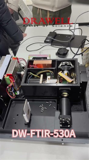 Do you know what the inside of FTIR looks like? #machine #science #laboratory #spectrophotometer