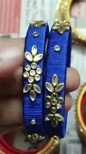 real handmade thread bangles from Pranavi creations
