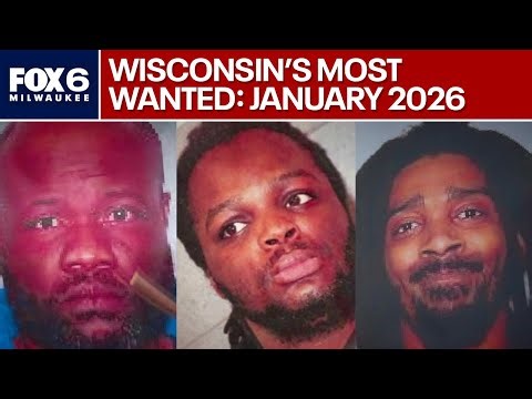 Wisconsin's Most Wanted for January 2026 | FOX6 News Milwaukee