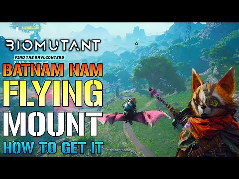 Biomutant: BATNAM Nam FLYING Mount Is AMAZING! How To Get This Incredible Mount (Flying Mount Guide)