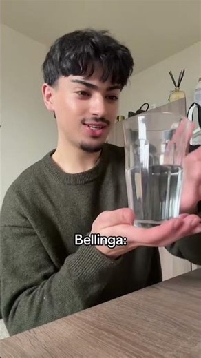 Hoe ze zouden reageren met een glas water