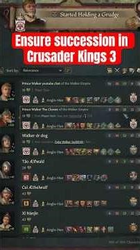 How to Ensure your Heir gets all your titles in CK3