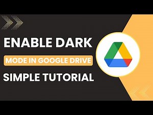 How To Enable Dark Mode In Google Drive