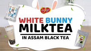 95K views · 1.2K reactions | Missing your favorite candy? Try our NEW White Bunny Milktea with Black Assam tea at home! :) Watch and learn how to make this refreshingly delicious milk tea to your milk tea business! WHERE TO BUY? -Lazada: www.lazada.com.ph/injoyph -Shopee: www.shopee.ph/injoyph -inJoy Negosyong Bayan Outlet - Dealers nationwide (message us to know the dealers nearest you) | Injoy Philippines | Facebook